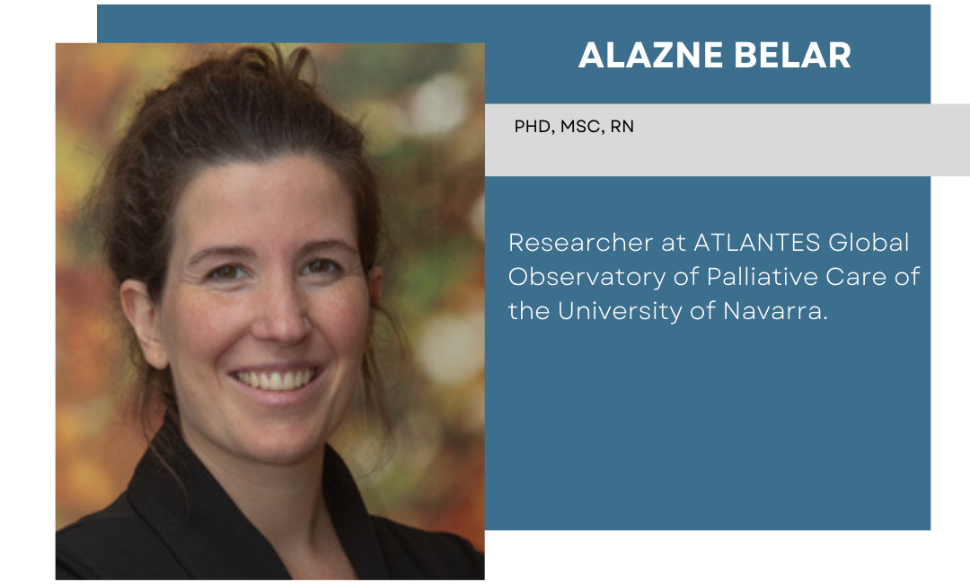banner with the photo and resume of Alazne Belar