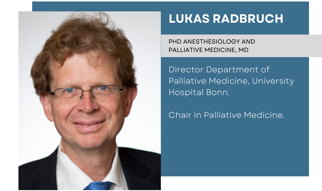 banner with the photo and resume of Lukas Radbruch