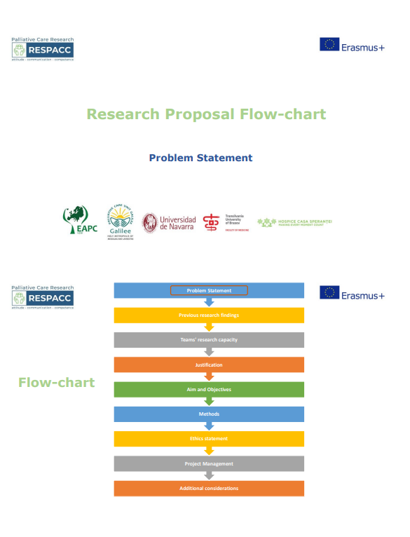 RESPACC research proposal flow chart problem statement