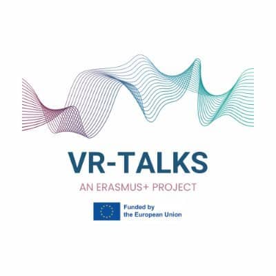 logo of VR- Talks an erasmus project